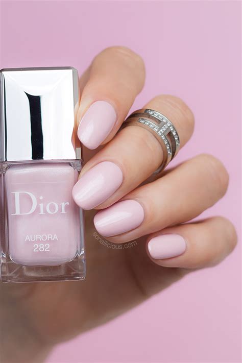 Dior pink nail polish